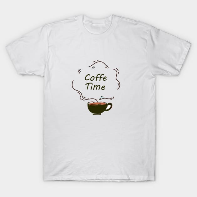 Coffee Time T-Shirt by yassinstore